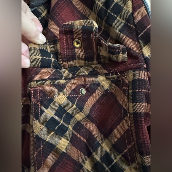 Kwoki Men’s Plaid Hooded Jacket. Size Small - Picture 16 of 16